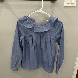 Beautiful vineyard vine girls  ruffle top  top for girls